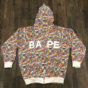 bape cotton candy hoodie